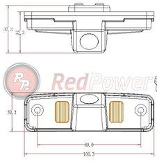 Камера RedPower SUB108P Premium для Subaru Forester (02+), Impreza (07+), Outback (09+), Legacy (2009+) хетчбек; UAZ Patriot