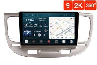Штатна магнітола для Kia Rio 2 JB (2005-2011) RedPower 71506 Slim 2K 9' 360&ordm; CarPlay  RP71506 Slim 2K 9'360&ordm; фото