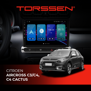 Штатная магнитола Torssen Citroen Aircross C3/C4 high NF9 Carplay 202309106 фото