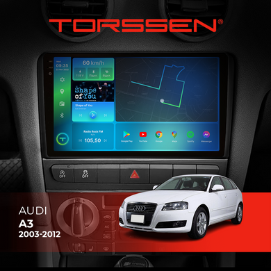 Штатная магнитола Torssen 2K для Audi A3 (2003-2012) FL9 4+64Gb 4G Carplay DSP 202305525 фото