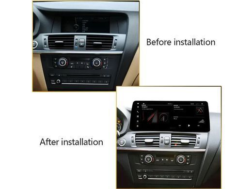 Штатна магнітола для BMW X3/X4 F25/F26 CIC (2010-2013) FORS.auto 8+64Gb, 12.3" 4092-FB фото