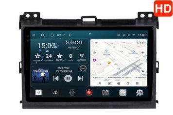Штатная магнитола для Toyota Land Cruiser Prado 120 (2002-2009) RedPower 70182 Slim HD 4+64 Gb 9' LTE  RP70182 Slim 9' фото