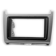 CARAV® - Рамка переходная 2DIN для Volkswagen Polo CARAV 11-540, Серый