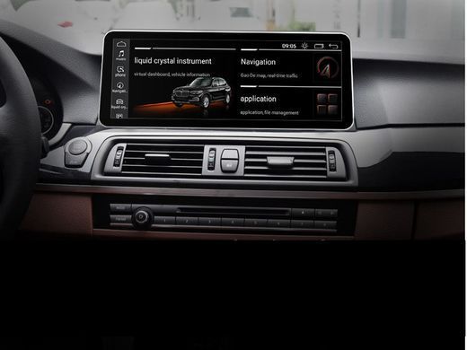 Штатна магнітола для BMW 5 F10/F11 NBT (2013-2016) FORS.auto 8+64Gb, 12.3" 4108-FB фото