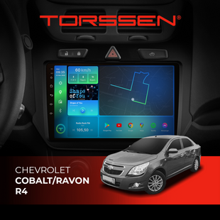 Штатна магнітола Torssen Chevrolet Cobalt/Ravon R4 FL9 4+64Gb 4G Carplay DSP 202306114 фото