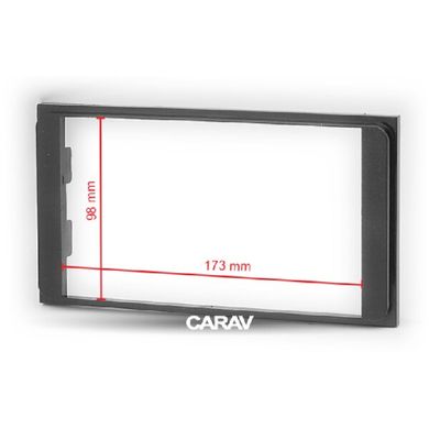 CARAV® - Переходная рамка 2 din Toyota Universal, CARAV 11-904, Черный