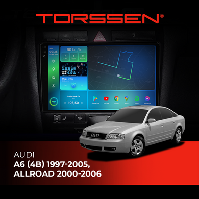 Штатна магнітола Torssen 2K для Audi A6 С5 (1997-2005) Allroad (2000-2006) FL9 4+64Gb 4G Carplay DSP 202305527 фото