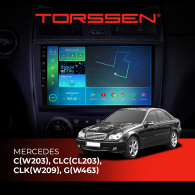 Штатная магнитола Torssen Mercedes C(W203), CLC(CL203), CLK(W209), G(W463) F9432 4G Carplay DSP 202303933 фото