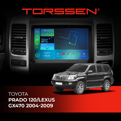 Штатна магнітола Torssen Toyota Prado 120/Lexus GX470 04-09 F9432 4G Carplay DSP 202304156 фото