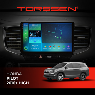 Штатна магнітола Torssen 2K DTS Honda Pilot 16+ High F10432 4G Carplay DSP 202308204 фото