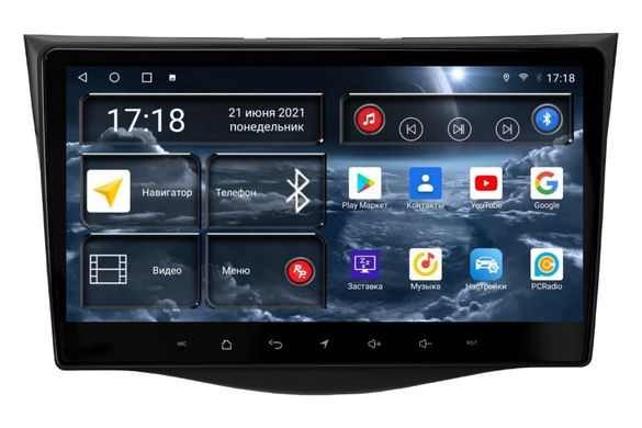 Штатное головное устройство для Toyota Rav 4 (2006-2013) на Android 10 RedPower 71018, Черный