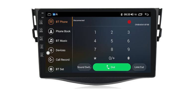 Штатна магнітола Torssen Toyota Rav4 2006-2012 FL9 4+64Gb 4G Carplay DSP 202306643 фото