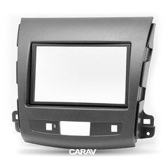 CARAV® - Переходная рамка 2 din Mitsubishi, Citroen, Peugeot, CARAV 08-004, Тёмно-серый