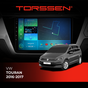 Штатная магнитола Torssen VW Touran (2016-2017) F106128 4G Carplay 2021056 фото