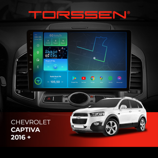 Штатна магнітола Torssen Chevrolet Captiva (2016+) F106128 4G Carplay DSP 21212100 фото