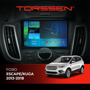 Штатна магнітола Torssen 2K Ford Escape/Kuga (2013-2018) LOW F98256 4G Carplay DSP 202306812 фото