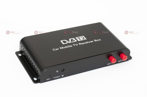 Автомобільний цифровий TV-тюнер DVB-T2 4 антени RedPower DT9