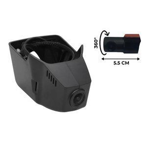 Двоканальний відеореєстратор прихованого монтажу для Volkswagen (2015+) RedPower DVR-VAG9-G DUAL чорний DVR VAG9-G-DUAL фото