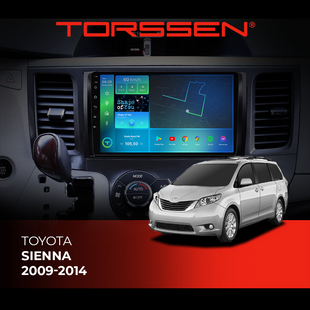 Штатна магнітола Torssen Toyota Sienna 09-14 F9432 4G Carplay DSP 202304173 фото