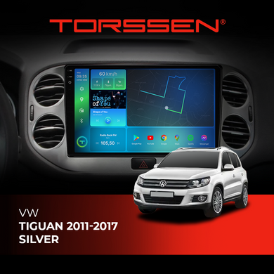 Штатная магнитола для Volkswagen Tiguan (2011-2017) silver Torssen 2K F108256 4G Carplay DSP 202309038 фото