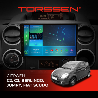Штатная магнитола Torssen Citroen C2 / C3 / Berlingo / Jumpy / Fiat Scudo F9432 4G Carplay DSP 202303643 фото Штатная магнитола Torssen Citroen C2 / C3 / Berlingo / Jumpy / Fiat Scudo F9432 4G Carplay DSP 202303643 фото