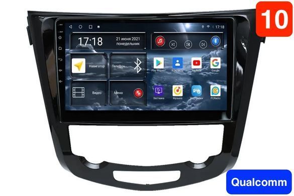 Штатна магнітола для Nissan Qashqai / X-Trail / Rouge (2013-2022) з клімат-контролем RedPower 71301 6+128 Gb 10' RP71301 фото Штатна магнітола для Nissan Qashqai / X-Trail / Rouge (2013-2022) з клімат-контролем RedPower 71301 6+128 Gb 10' RP71301 фото