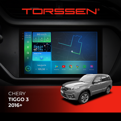 Штатна магнітола Torssen 2K Chery Tiggo 3 (2016+) F98256 4G Carplay DSP 202306753 фото Chery Tiggo 3 2016