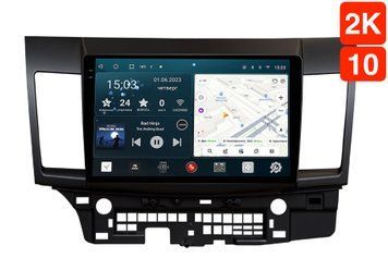Штатная магнитола для Mitsubishi Lancer X (2007-2017) RedPower 71037 Slim 2K 6+128 Gb 10'  RP71037 Slim 2K 10' фото