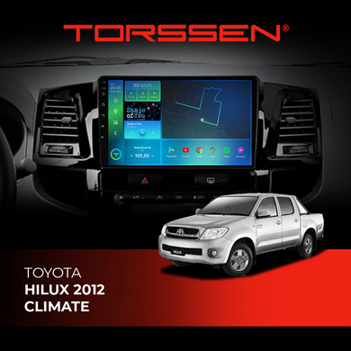 Штатная магнитола Torssen Toyota Hilux 12 climate F9432 4G Carplay DSP 202304146 фото