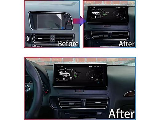 Штатная магнитола для Audi Q5/Low 2009-2016 FORS.auto 8+64Gb, 10.25" LTE 406-FA фото
