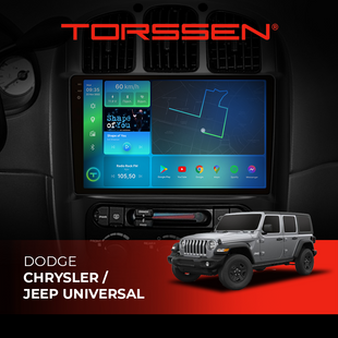 Штатна магнітола Torssen 2K Dodge/Chrysler/Jeep universal F108256 4G Carplay DSP 202306798 фото