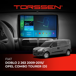 Штатная магнитола Torssen 2K DTS Fiat Doblo 2 263 09-15/Opel Combo Tourer (D) F9432 4G Carplay DSP 202308129 фото