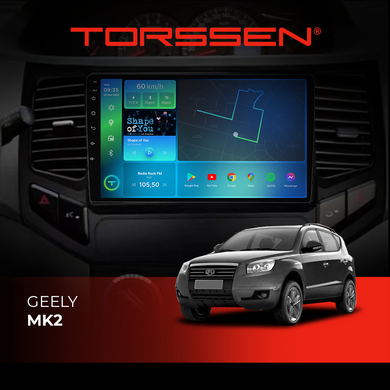 Штатная магнитола Torssen Geely MK2 F9432 4G Carplay DSP 202303721 фото