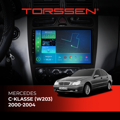Штатна магнітола Torssen Mercedes C-klasse (W203) 2000-2004 F9432 4G Carplay DSP 202303932 фото