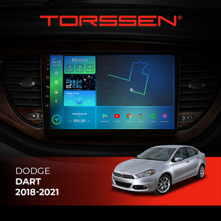 Штатна магнітола Torssen Dodge Dart (2018-2021) F9432 4G Carplay DSP 202303655 фото