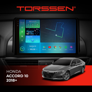 Штатна магнітола Torssen 2K DTS Honda Accord 10 2018+ F10432 4G Carplay DSP 202308183 фото