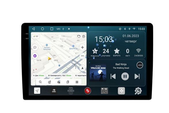 Штатная магнитола для KIA Mohave (2008-2017) RedPower 71222 Slim 2K 6+128 Gb 9' CarPlay  RP71222 Slim 2K 9' фото