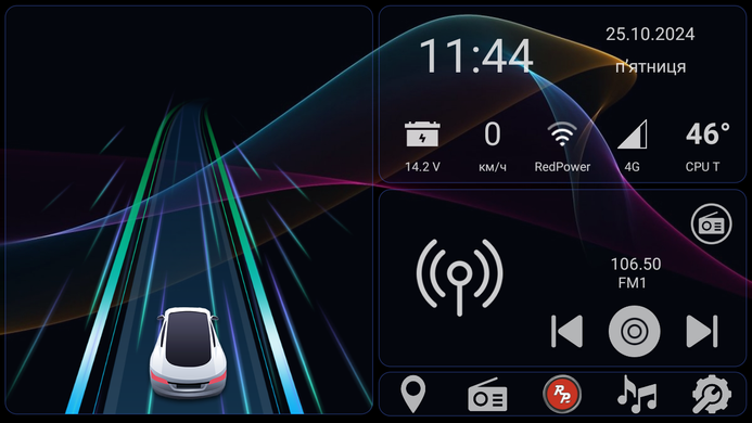 Штатная магнитола для KIA Mohave (2008-2017) RedPower 71222 Slim 2K 6+128 Gb 9' CarPlay  RP71222 Slim 2K 9' фото
