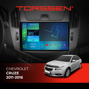 Штатна магнітола Torssen 2K DTS Chevrolet Cruze (2011-2016) F9432 4G Carplay DSP 202308090 фото