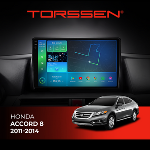 Штатна магнітола Torssen 2K DTS Honda Accord 8 11-14- F10432 4G Carplay DSP 202308187 фото