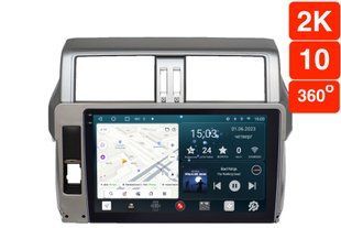 Штатна магнітола для Toyota Prado 150 (2014-2017) RedPower 71265 Slim 2K 6+128 Gb 10' 360&ordm;  RP71265 Slim 2K 10'360&ordm; фото