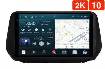 Штатная магнитола для Hyundai Santa Fe TM (4-поколение 2018-2021) RedPower 71410 Slim 2K 6+128 Gb 10'  RP71410 Slim 2K 10' фото