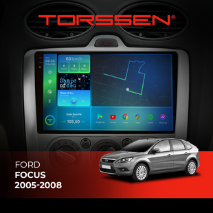Штатна магнітола Torssen 2K Ford Focus (2005-2008) F98256 4G Carplay DSP 202306817 фото