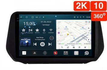 Штатная магнитола для Hyundai Santa Fe TM (4-поколение 2018-2021) RedPower 71410 Slim 2K 6+128 Gb 10' 360&ordm;  RP71410 Slim 2K 10'360&ordm; фото