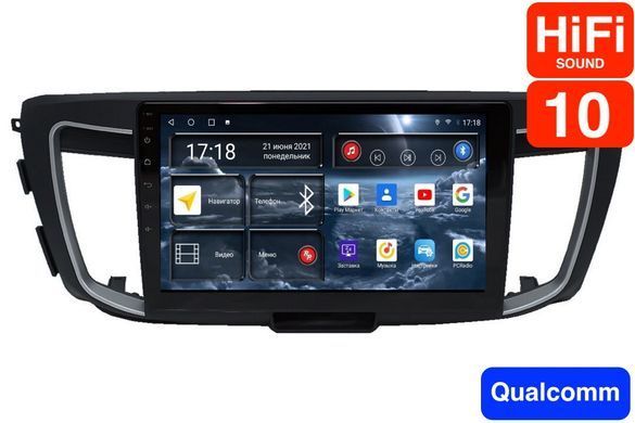 Штатна магнітола для Honda Accord 9 (09.2012-2018) RedPower 75690 HiFi 6+128 Gb 10' RP75690 HiFi фото Штатна магнітола для Honda Accord 9 (09.2012-2018) RedPower 75690 HiFi 6+128 Gb 10' RP75690 HiFi фото