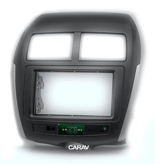 CARAV® - Переходная рамка 2 din Mitsubishi, Peugeot, Citroen CARAV 11-103, Черный