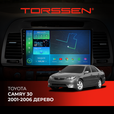 Штатная магнитола Torssen Toyota Camry 30 01-06 дерево F9432 4G Carplay DSP 202304116 фото