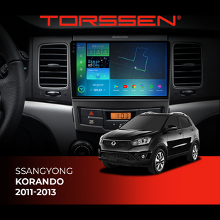 Штатна магнітола Torssen 2K DTS SsangYong Korando 11-13 F9432 4G Carplay DSP 202308502 фото