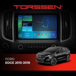 Штатна магнітола Torssen Ford Edge (2015-2018) knob FL9 4+64Gb 4G Carplay DSP 202309059 фото