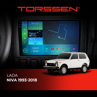 Штатна магнітола Torssen 2K DTS Lada Niva 1993-2018 F9432 4G Carplay DSP 202308986 фото